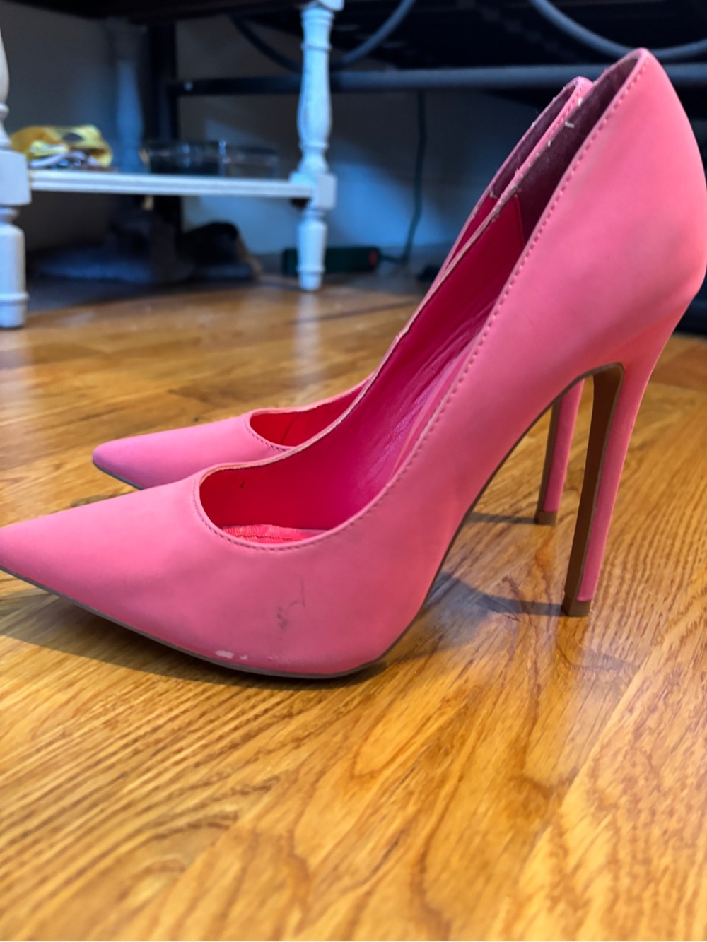 Pink Pointed-Toe High Heel Pumps - Women's Stylish Stilettos